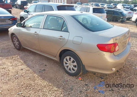 2009 Toyota Corolla Le из США, поврежденный, VIN 1NXBU40EX9Z125346